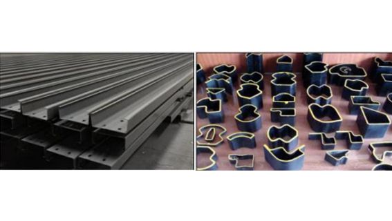 Support a variety of special-shaped steel cutting