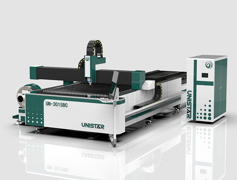 Steel & Tube Metal Laser Cutting Machine UN3015BC