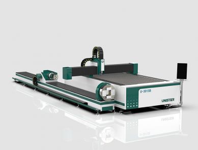 Tube & sheet fiber laser cutter