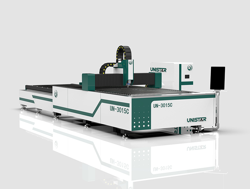 High-power Fiber Laser Cutter With Exchange Table