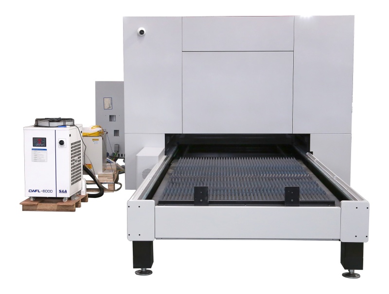 5x10 Fiber Laser Cutter with Fully Enclosed Cover for Metal