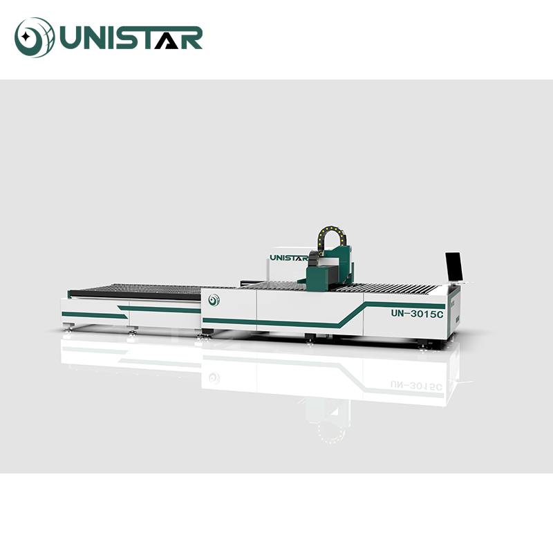 Fiber Laser Cutting Machine with Exchange Table