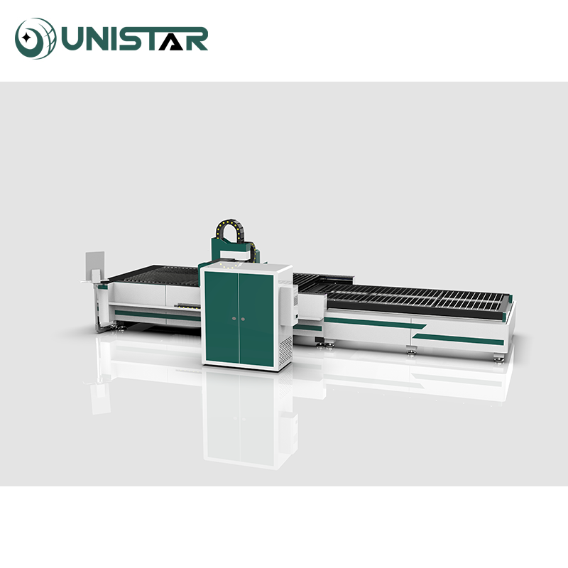 Fiber Laser Cutting Machine with Exchange Table