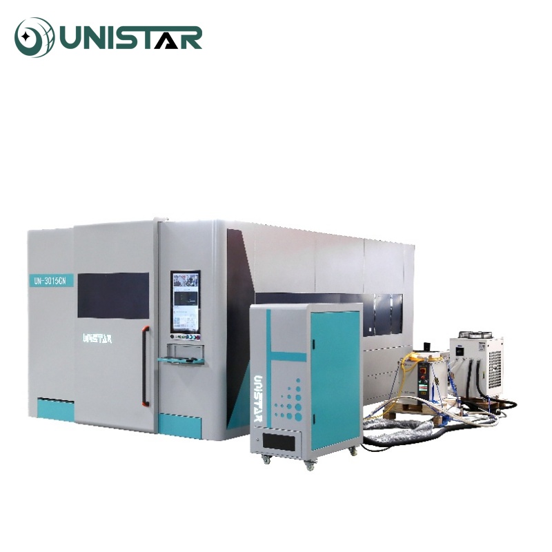 Fully Covered 1500/3000W/6000W/12000W fiber metal sheet cutting machine