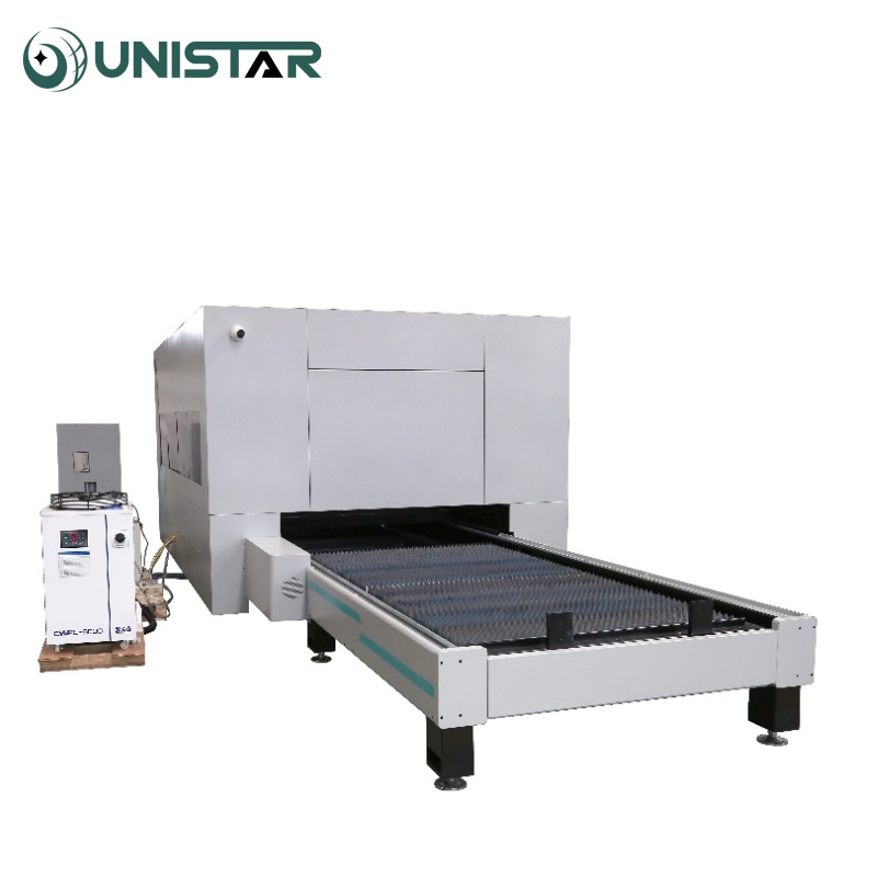 Fully Covered 1500/3000W/6000W/12000W fiber metal sheet cutting machine