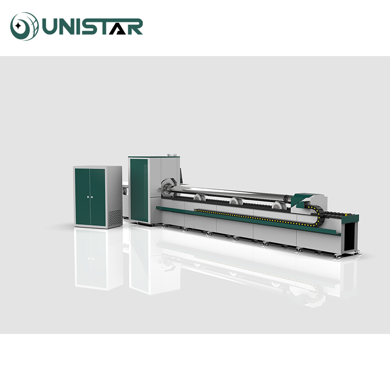 Metal tube cutting machine