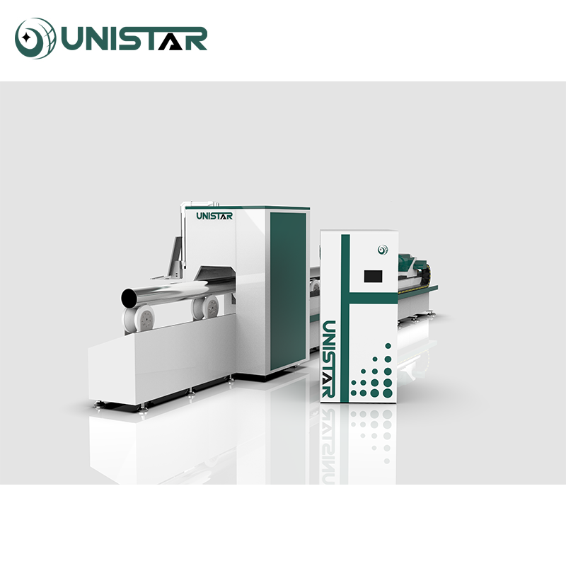 Metal tube cutting machine