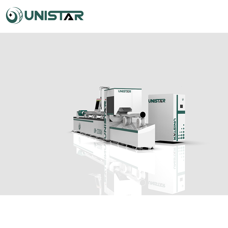 Metal tube cutting machine