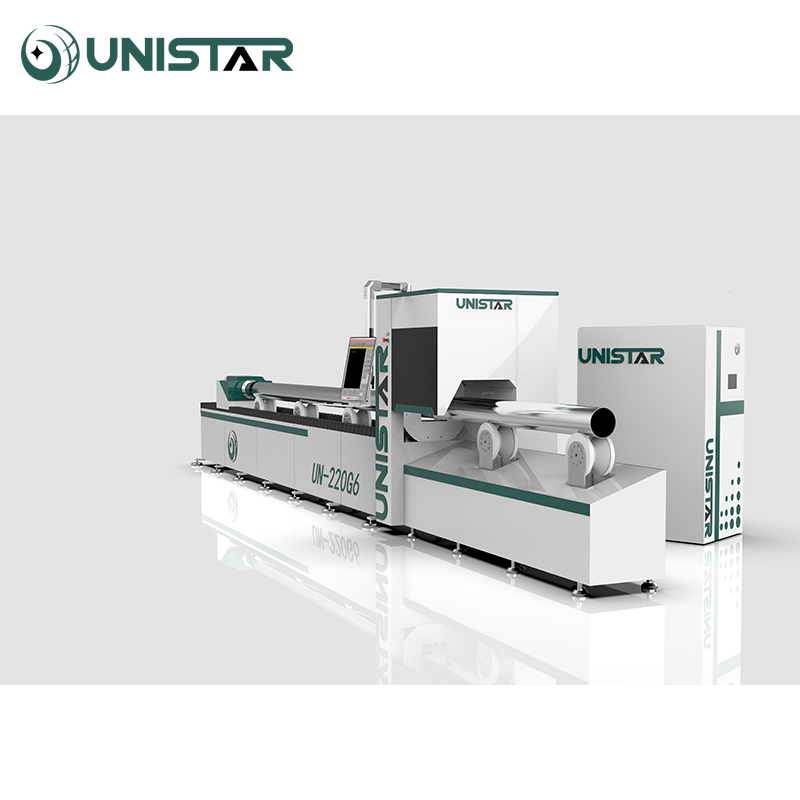 Metal tube cutting machine